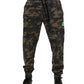 Dolce & Gabbana Brown Camouflage Cotton Men Jogger Pants