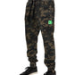 Dolce & Gabbana Brown Camouflage Cotton Men Jogger Pants