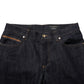 Dolce & Gabbana Dark Blue Cotton Logo Plaque Men Denim Jeans