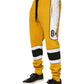 Dolce & Gabbana Yellow Printed Drawstring Jogger Pants