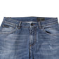 Dolce & Gabbana Blue Cotton Logo Plaque Denim Jeans