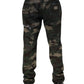 Dolce & Gabbana Blue Cotton Camouflage Denim Jeans