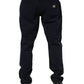 Dolce & Gabbana Black Cotton Tapered Denim Jeans