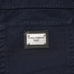 Dolce & Gabbana Black Cotton Tapered Denim Jeans