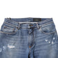 Dolce & Gabbana Blue Cotton Logo Plaque COMFORT Denim Jeans