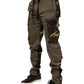 Dolce & Gabbana Brown Cotton Camouflage Cargo Pants