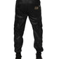 Dolce & Gabbana Black Cotton Cargo Men Jogger Pants