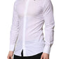 Dolce & Gabbana White Cotton GOLD Dress Formal Shirt