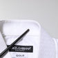 Dolce & Gabbana White Cotton GOLD Long Sleeves Formal Shirt