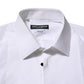 Dolce & Gabbana White Cotton GOLD Bib Poplin Formal Shirt