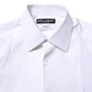 Dolce & Gabbana White Bib Cotton Poplin GOLD Formal Shirt