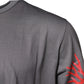 Dolce & Gabbana Gray Cotton Coral Print Logo Plaque T-shirt