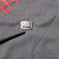 Dolce & Gabbana Gray Cotton Coral Print Logo Plaque T-shirt