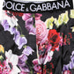 Dolce & Gabbana Multicolor Floral Legging Stretch Waist Pants