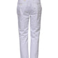 Dolce & Gabbana White Cotton Stretch Mid Waist Jeans
