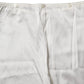 Dolce & Gabbana Ivory Silk Tapered High Waist Pants