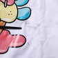 Dolce & Gabbana White Cotton Graphic Print Crew Neck T-shirt