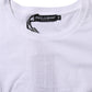 Dolce & Gabbana White Cotton Short Sleeves Round Neck T-shirt