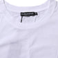 Dolce & Gabbana White Cotton Round Neck Short Sleeves T-shirt