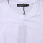 Dolce & Gabbana White Cotton Round Neck Short Sleeves T-shirt