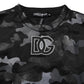Dolce & Gabbana Black Camouflage Pullover Sweatshirt Sweater