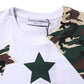 Dolce & Gabbana White Camouflage Cotton Men Crew Neck T-shirt