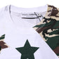 Dolce & Gabbana White Camouflage Cotton Men Crew Neck T-shirt