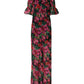 Patrizia Pepe Multicolor Floral Print Overall Jumpsuit Dress