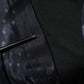 Roberto Cavalli Black Floral Viscose Sheath Midi Dress