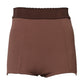 Dolce & Gabbana Brown Viscose High Waisted Hot Pants Shorts