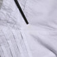 Dolce & Gabbana White Lace Paneled Cotton High Waisted Shorts