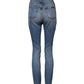 Dolce & Gabbana Blue Washed Skinny High Waist Denim Jeans
