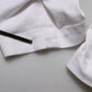 Dolce & Gabbana White Tattered Cotton High Waist Denim Jeans