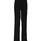 Dolce & Gabbana Black Wool High Waist Flared Pants