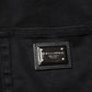 Dolce & Gabbana Black Cotton High Waist Skinny Denim Jeans