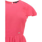 Armani Exchange Fuchsia Viscose Short Dress