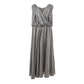 Lardini Gray Silk Casual Dress
