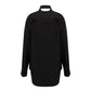 Balenciaga Black Cotton Long Dress