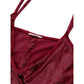 Lardini Bordeaux Polyester Cocktail Dress
