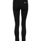 Dolce & Gabbana Black Cotton Logo Skinny MidWaist Denim Jeans