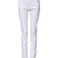 Dolce & Gabbana White GRACE Mid Waisted Skinny Denim Jeans