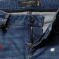 Dolce & Gabbana Blue Cotton Low Waist Skinny Denim Jeans
