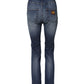 Dolce & Gabbana Blue Rhinestone Embellished Denim Jeans