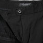 Dolce & Gabbana Black STAFF High Waist Tapered Pants