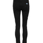Dolce & Gabbana Black Cotton Logo Skinny Mid Waist Denim Jeans