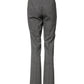 Dolce & Gabbana Gray Checkered High Waist Flared Pants