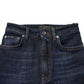 Dolce & Gabbana Blue GRACE High Waist Skinny Denim Jeans