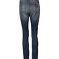 Dolce & Gabbana Blue Cotton HighWaist Skinny Denim Jeans