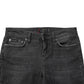 Dolce & Gabbana Black Cotton Low Waist Skinny Denim Jeans