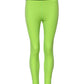 Dolce & Gabbana Green Nylon Slim Fit Leggings Pants